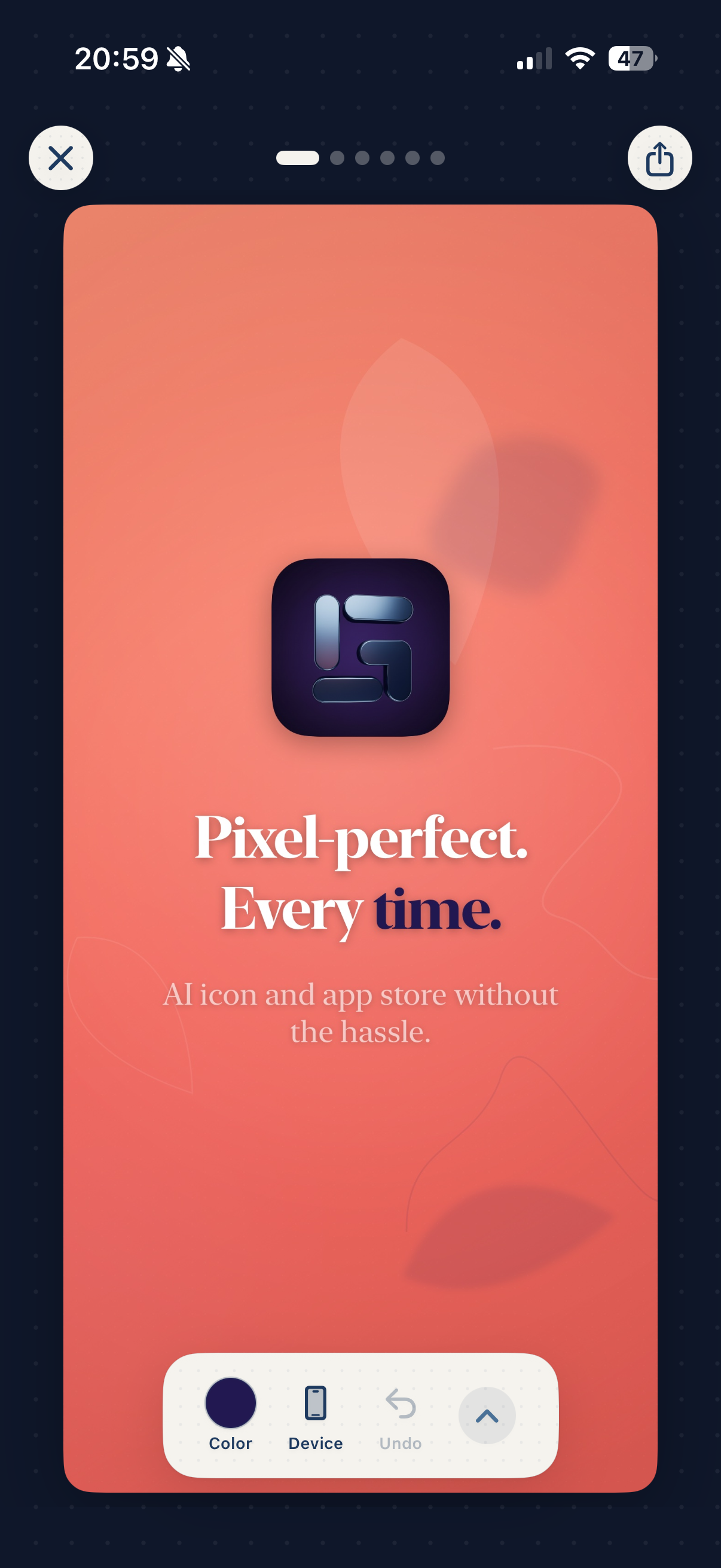 Pick, screenshot, ship